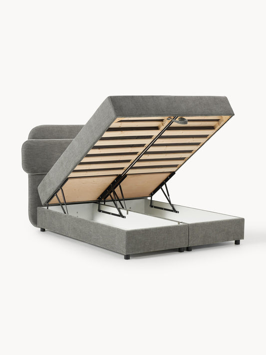 Enrica Box Spring Bed with Storage