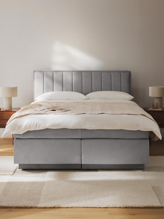 Livia Box Spring Bed with Storage