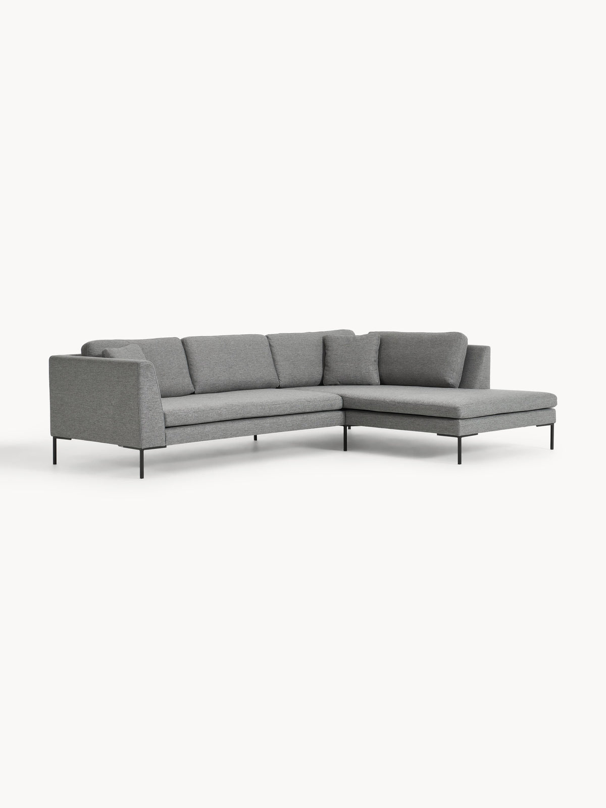 Emma Corner Sofa with Metal Legs