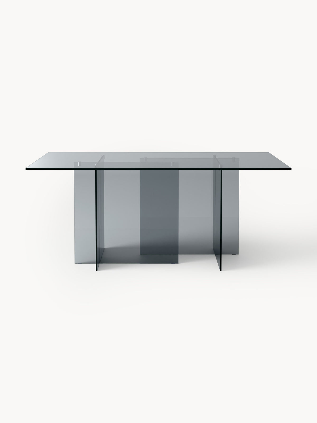 Anouk Dining Table in Glass, 180 x 90 cm