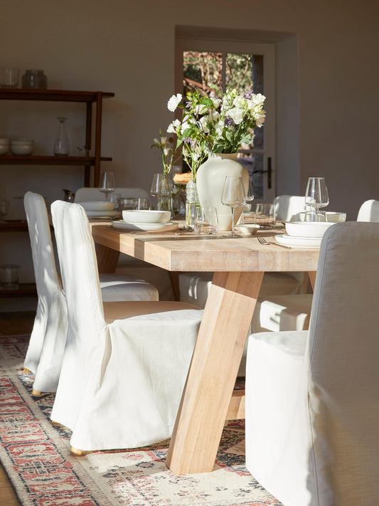Ashton Dining Table in Oak, in Various Sizes