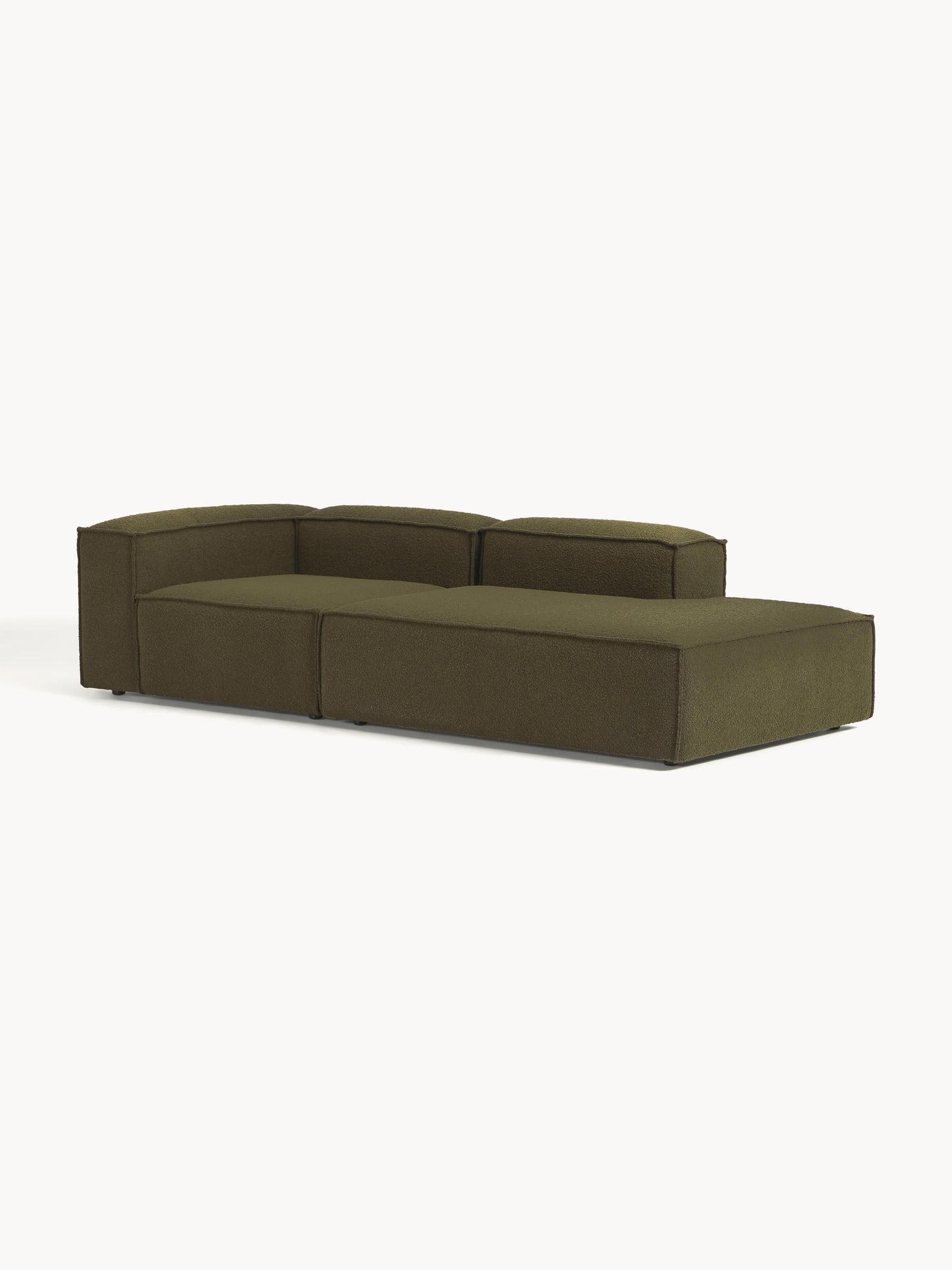 Lennon Modular Ottoman in Bouclé