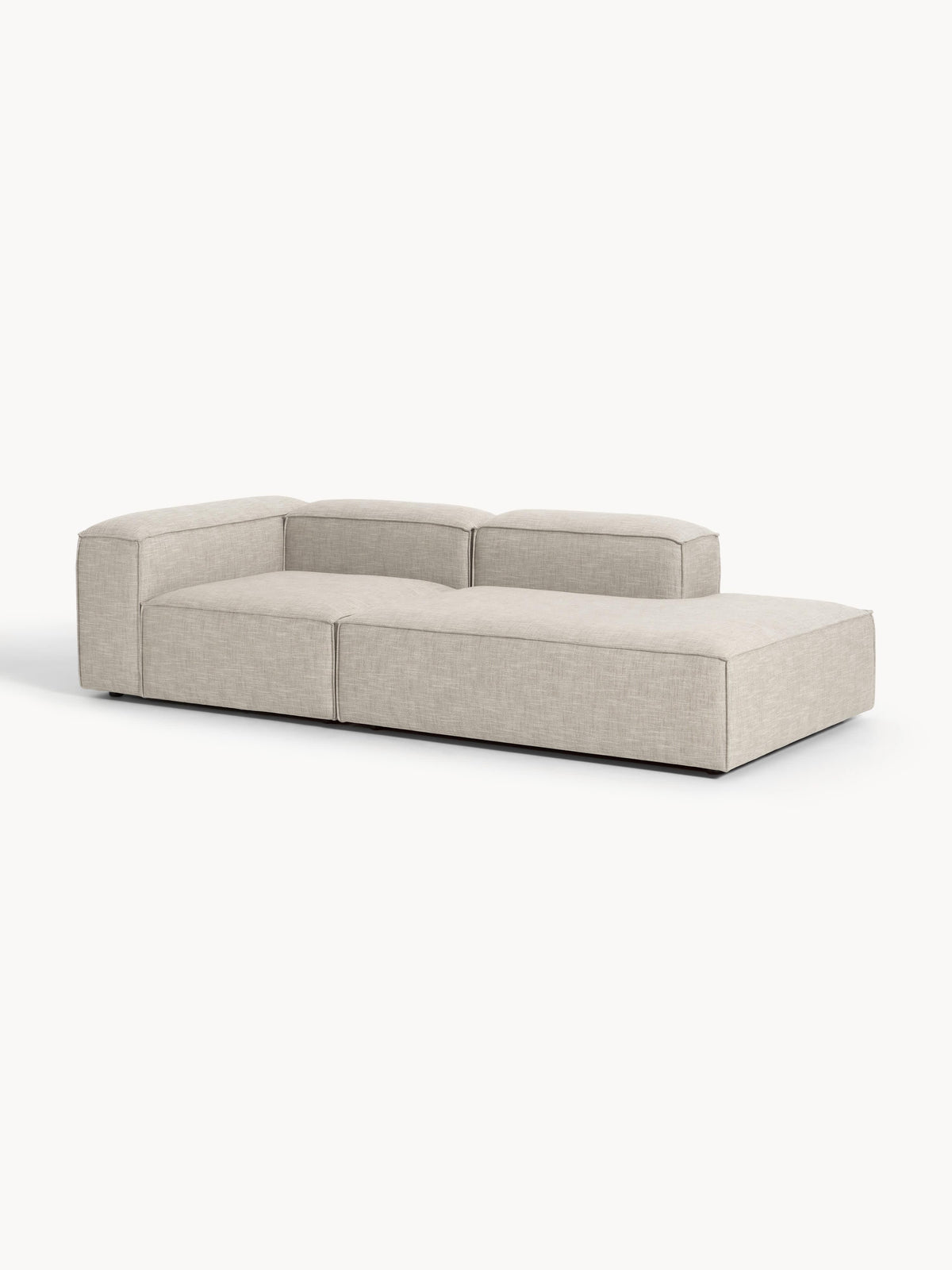 Lennon Modular Ottoman in Linen Blend