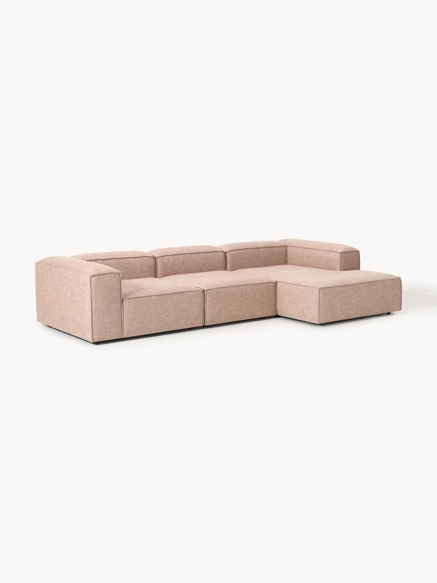 Lennon Modular Corner Sofa (4-Seater) in Linen Blend