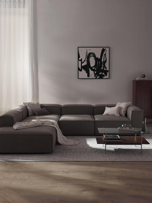Lennon Modular XL Corner Sofa (4-Seater) in Bouclé