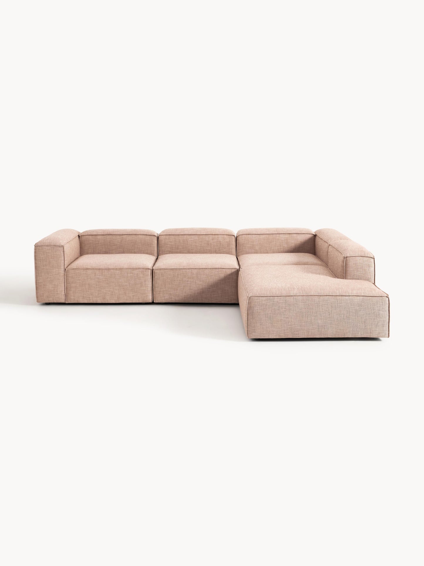 Lennon Modular XL Corner Sofa (4-Seater) in Linen Blend