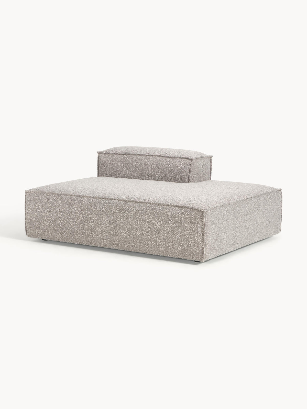 Lennon Ottoman Module in Bouclé