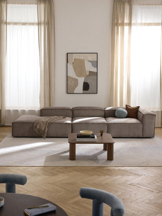 Lennon Ottoman Module in Corduroy