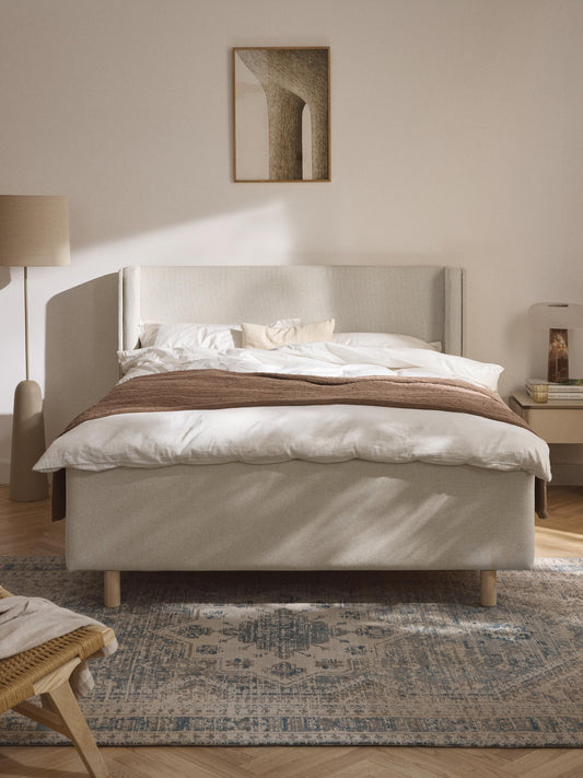 Arche Upholstered Bed with Drawers