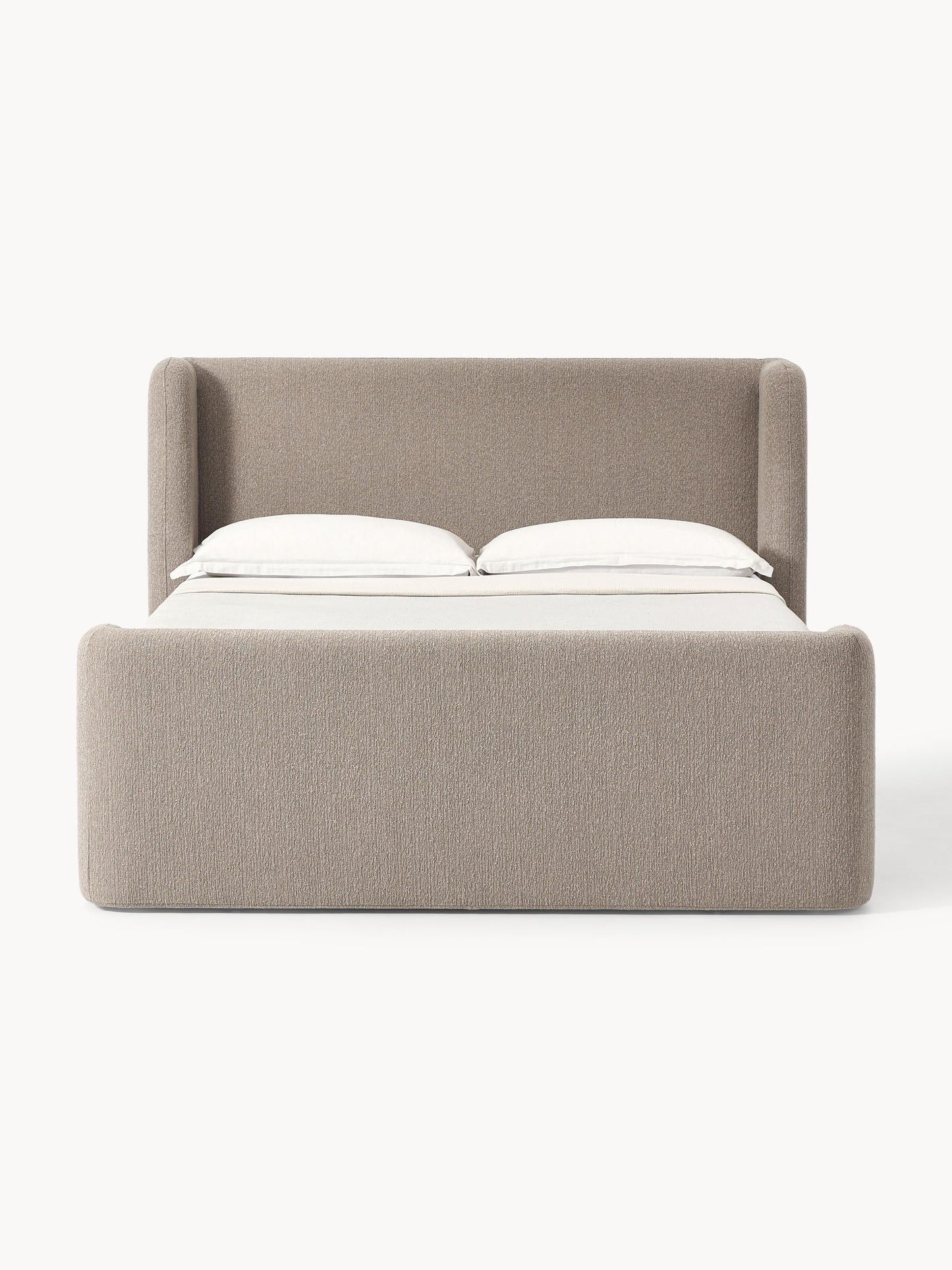 Perla Bouclé Box Spring Bed