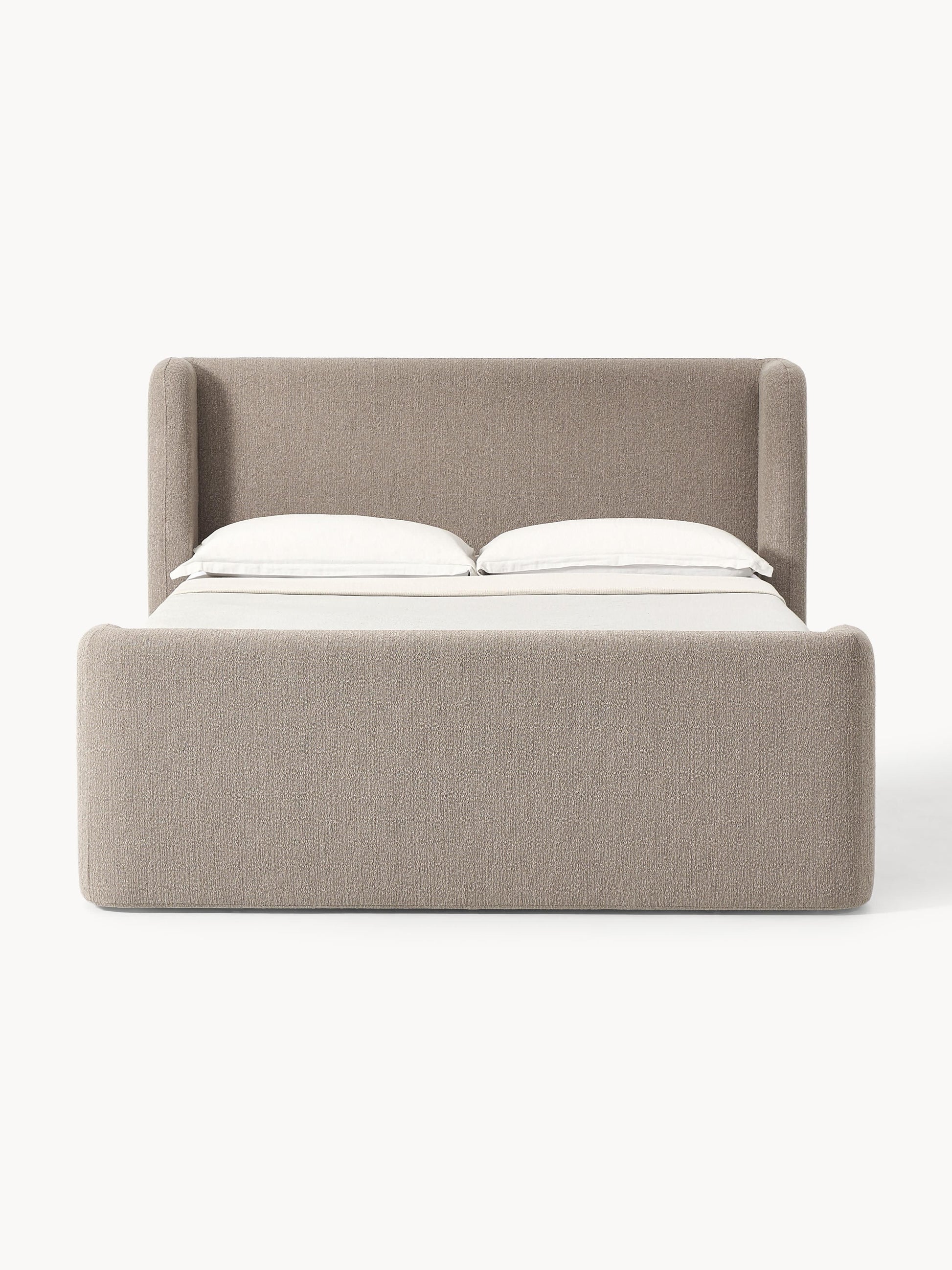 Perla Bouclé Box Spring Bed