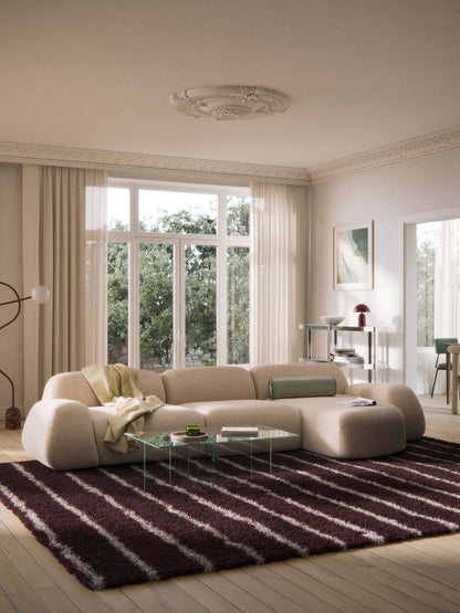 Wolke Bouclé Chaise Corner Module