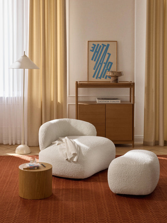 Alba Bouclé Lounge Chair