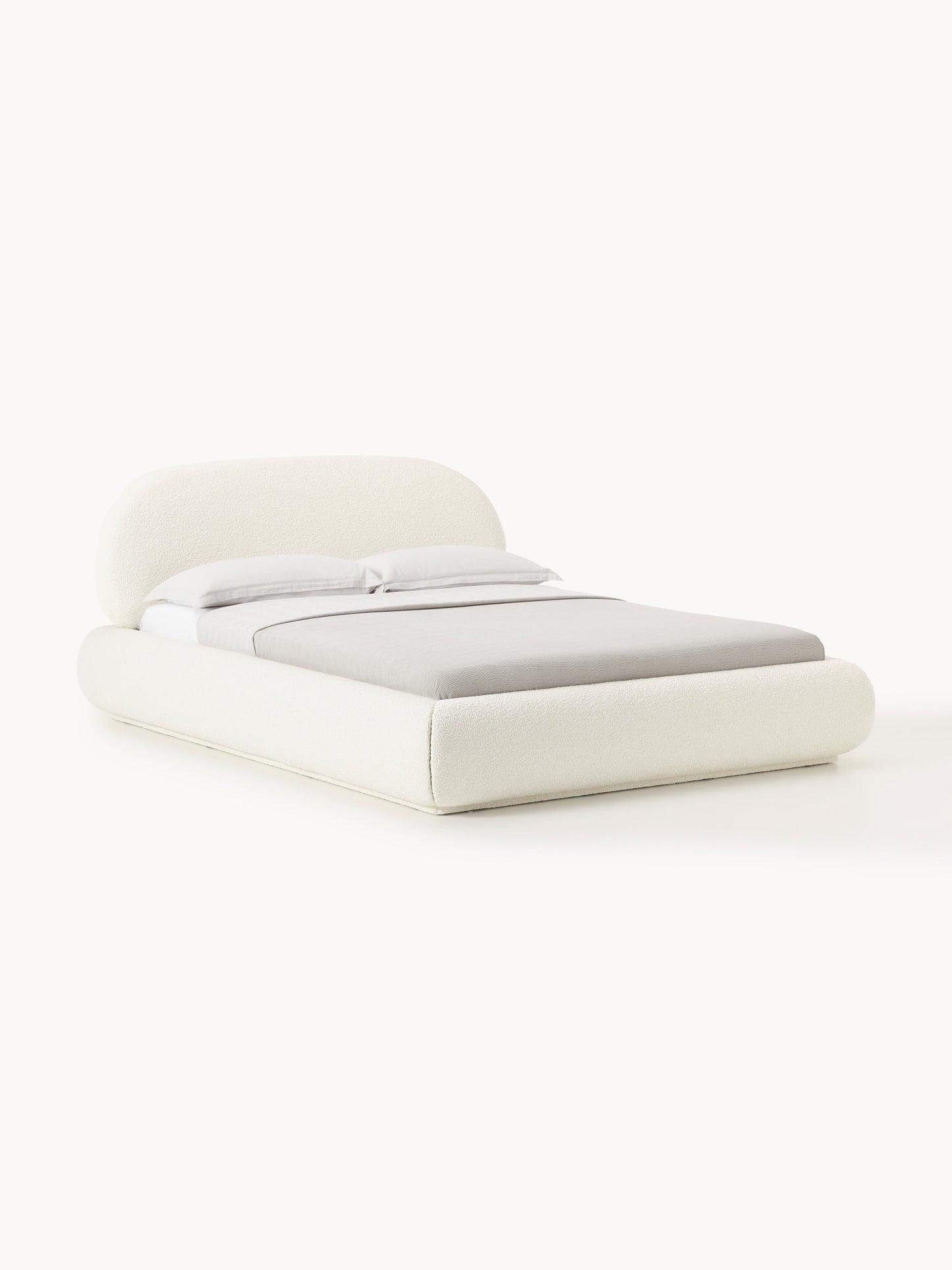 Alba Bouclé Upholstered Bed