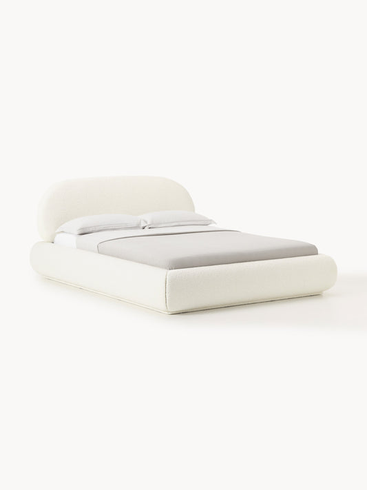 Alba Bouclé Upholstered Bed