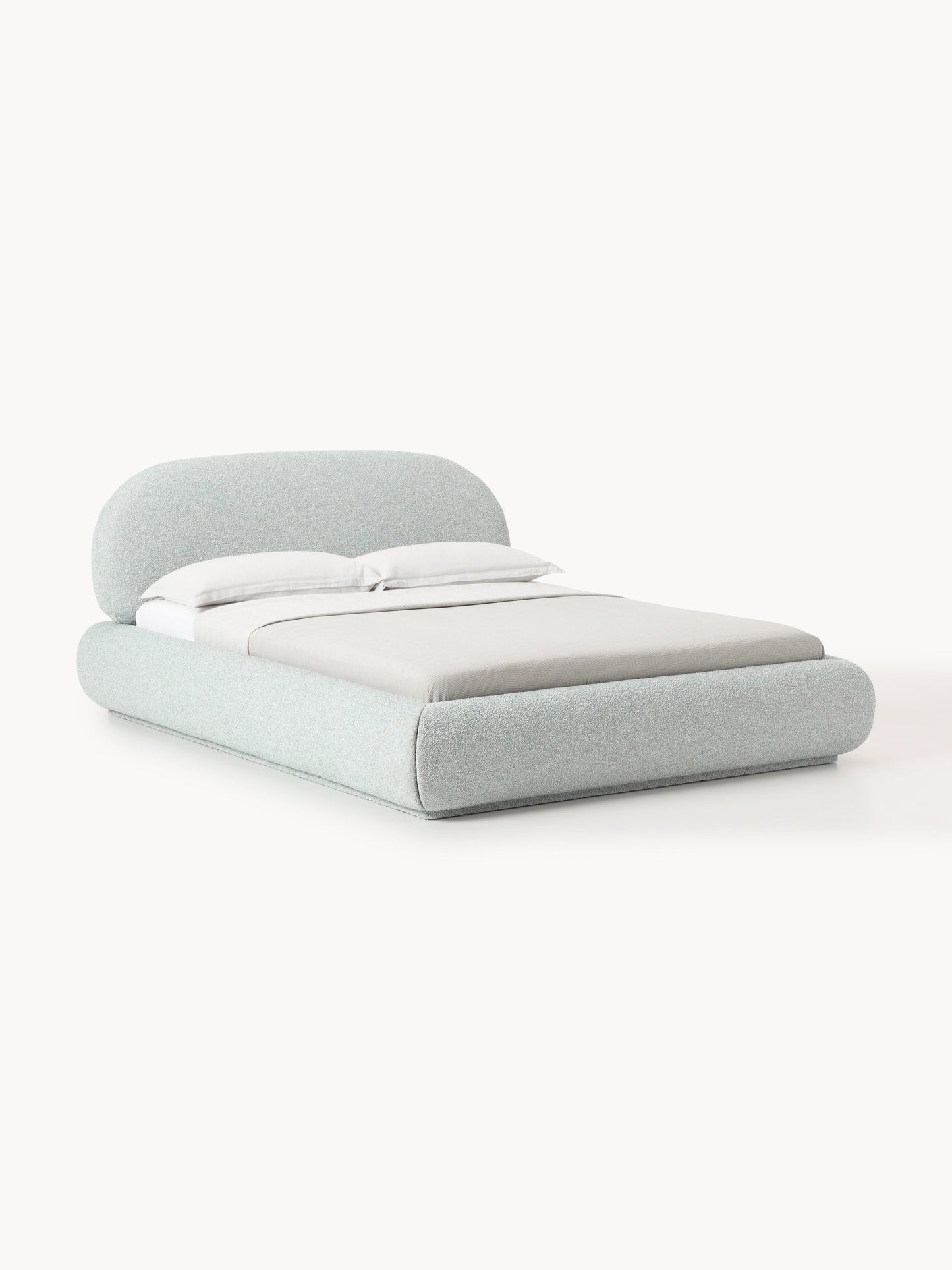 Alba Bouclé Upholstered Bed