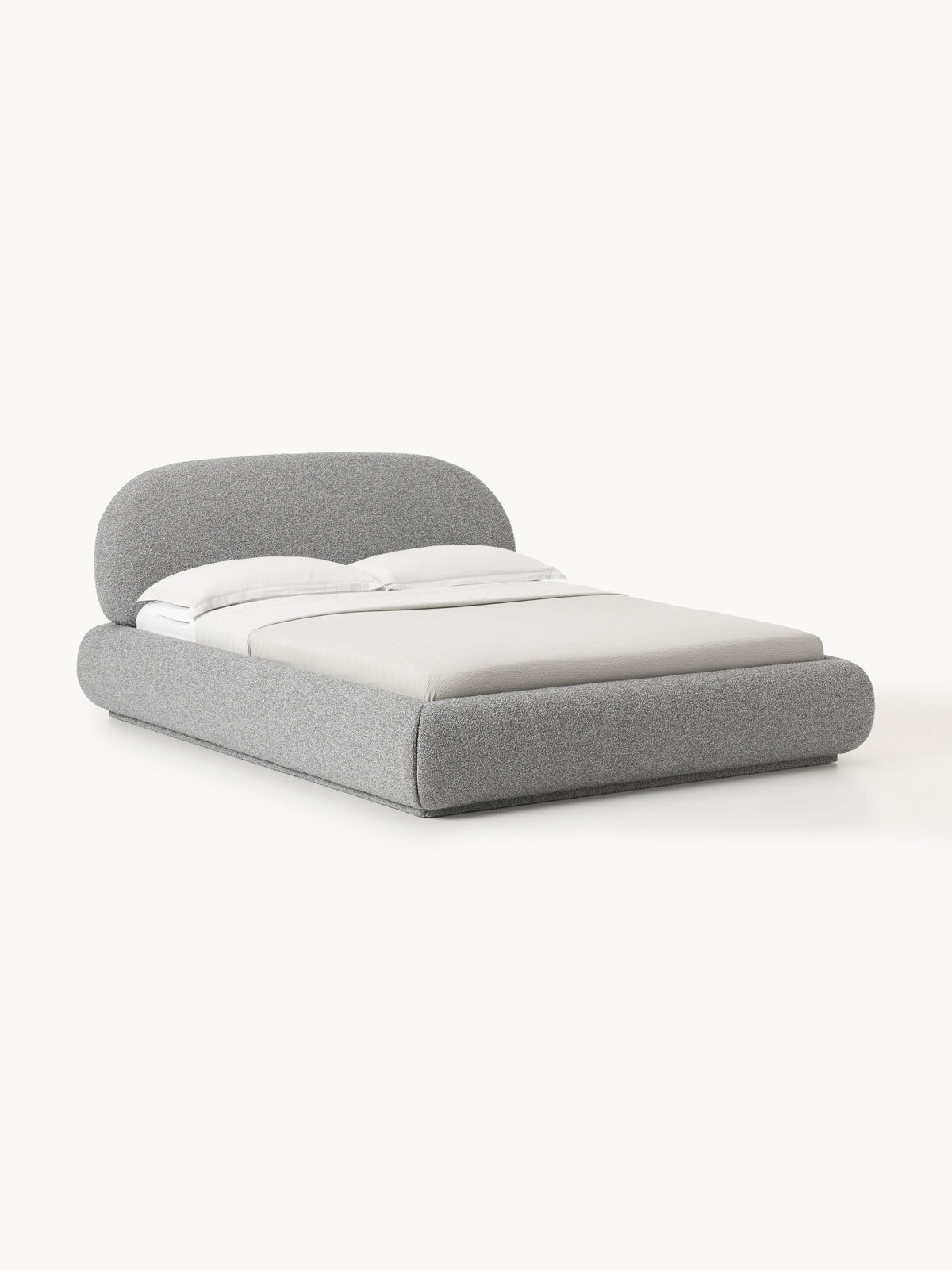 Alba Bouclé Upholstered Bed