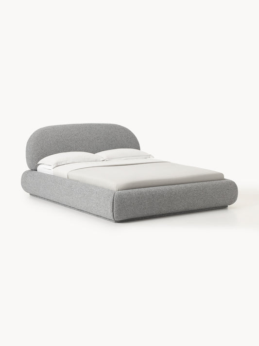 Alba Bouclé Upholstered Bed