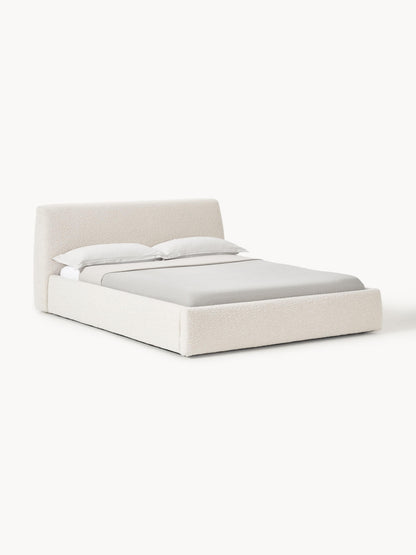 Cloud Bouclé Upholstered Bed