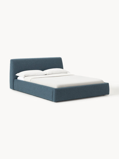 Cloud Bouclé Upholstered Bed