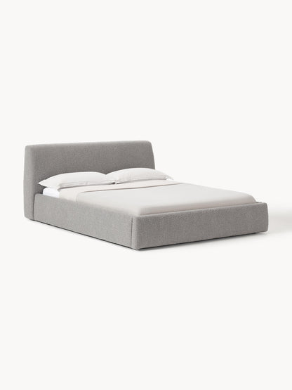 Cloud Bouclé Upholstered Bed