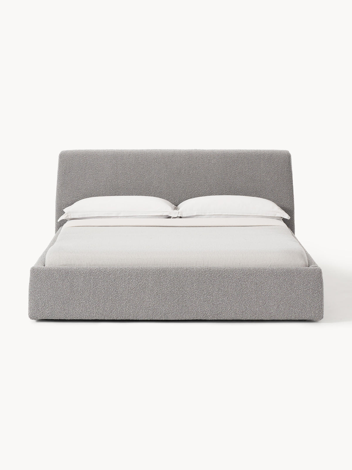 Cloud Bouclé Upholstered Bed