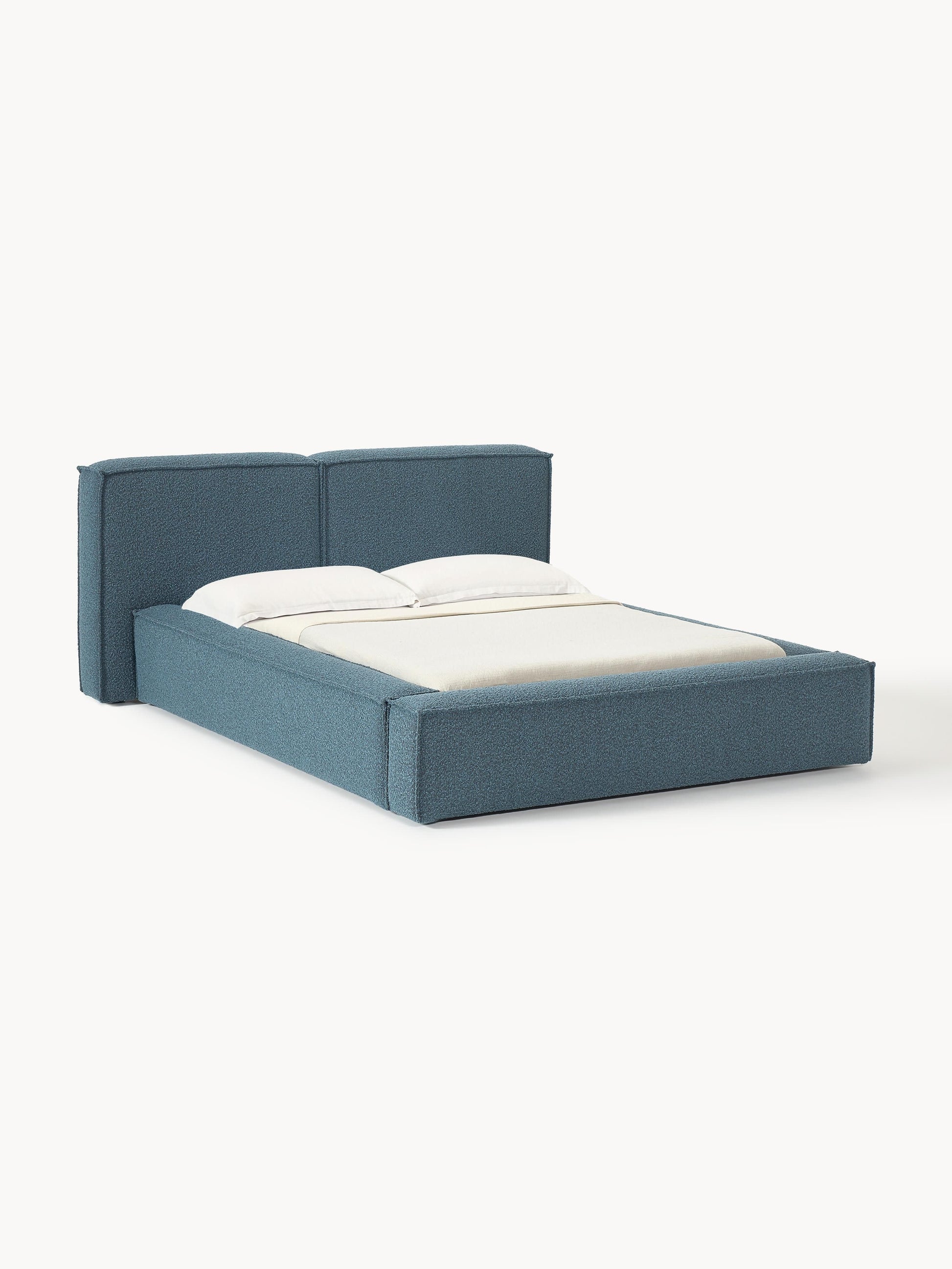 Lennon Bouclé Upholstered Bed