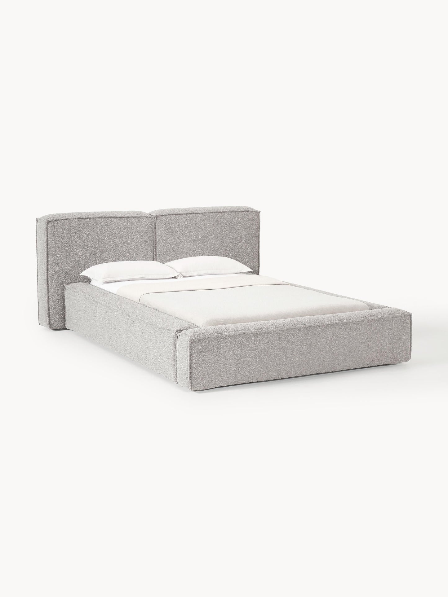 Lennon Bouclé Upholstered Bed