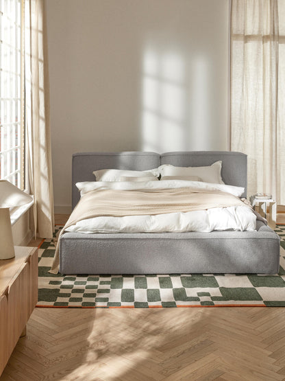 Lennon Bouclé Upholstered Bed