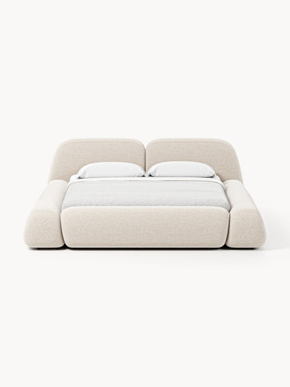 Wolke Bouclé Upholstered Bed