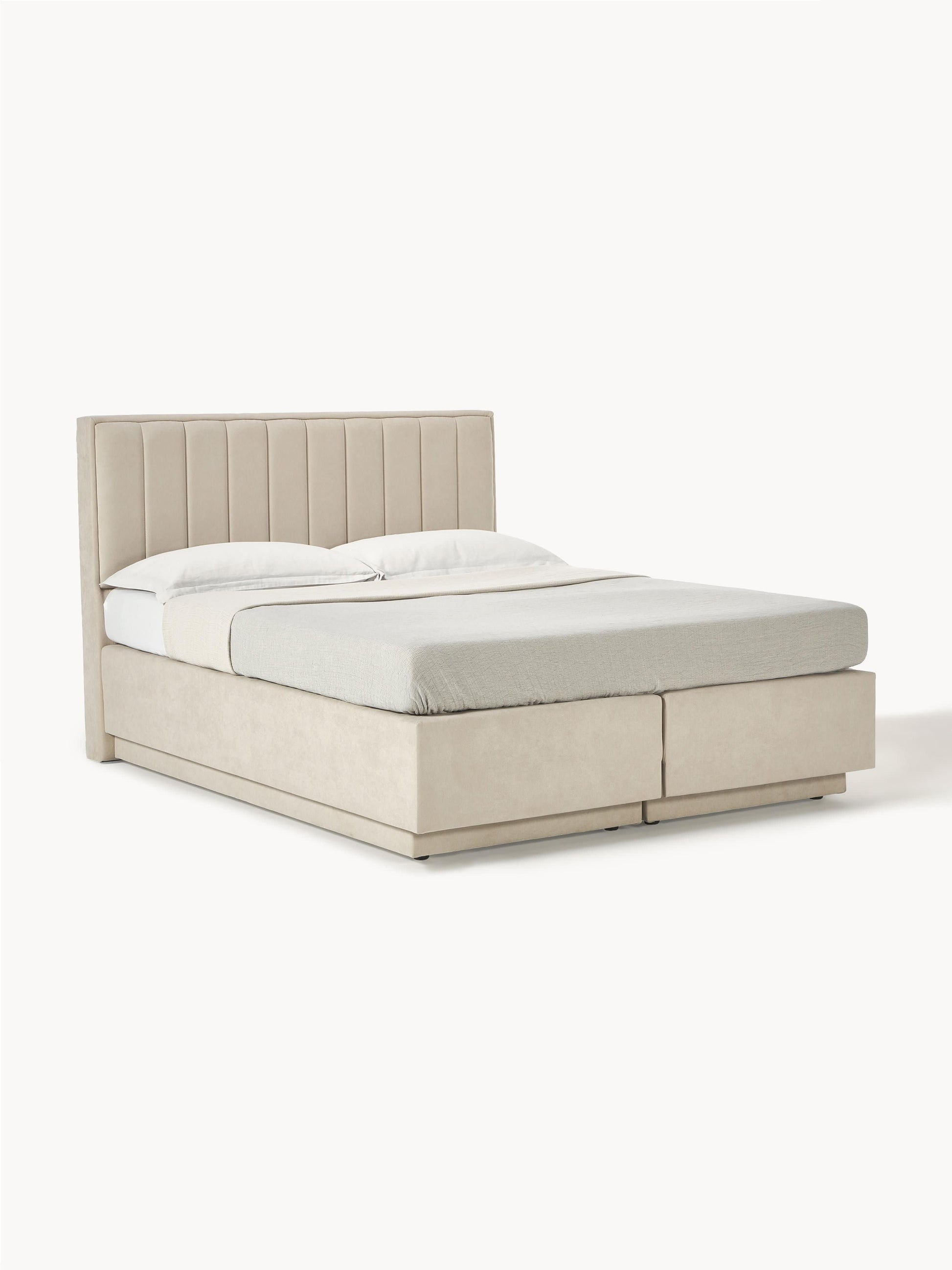 Livia Box Spring Bed with Storage
