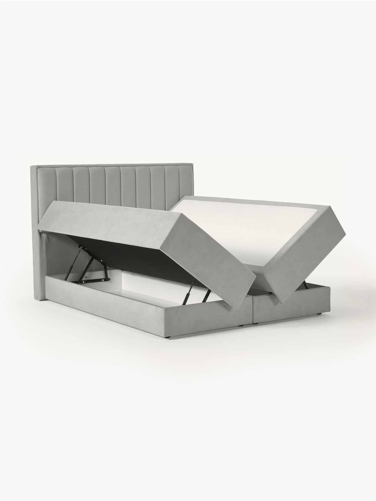 Livia Box Spring Bed with Storage
