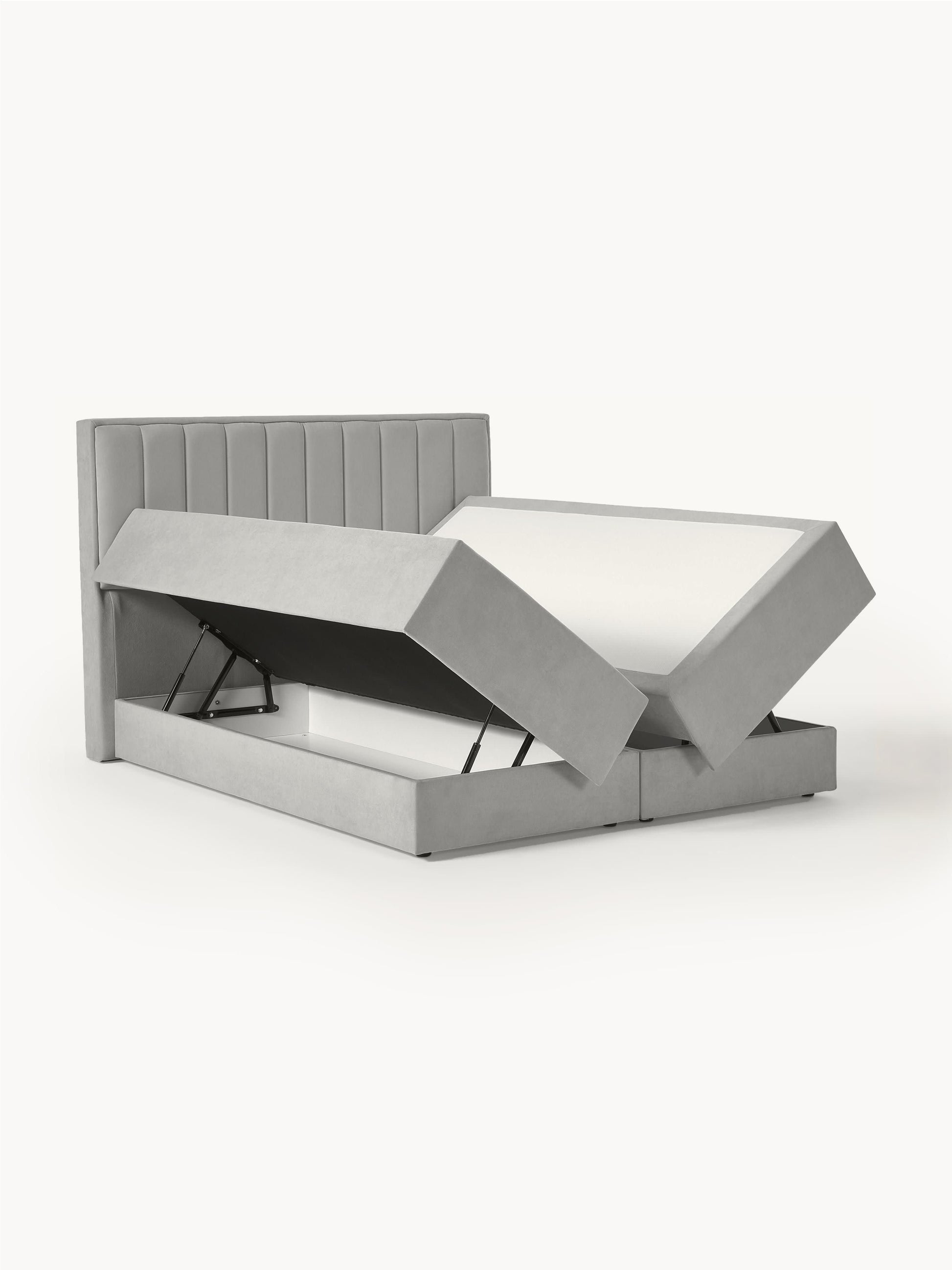 Livia Box Spring Bed with Storage