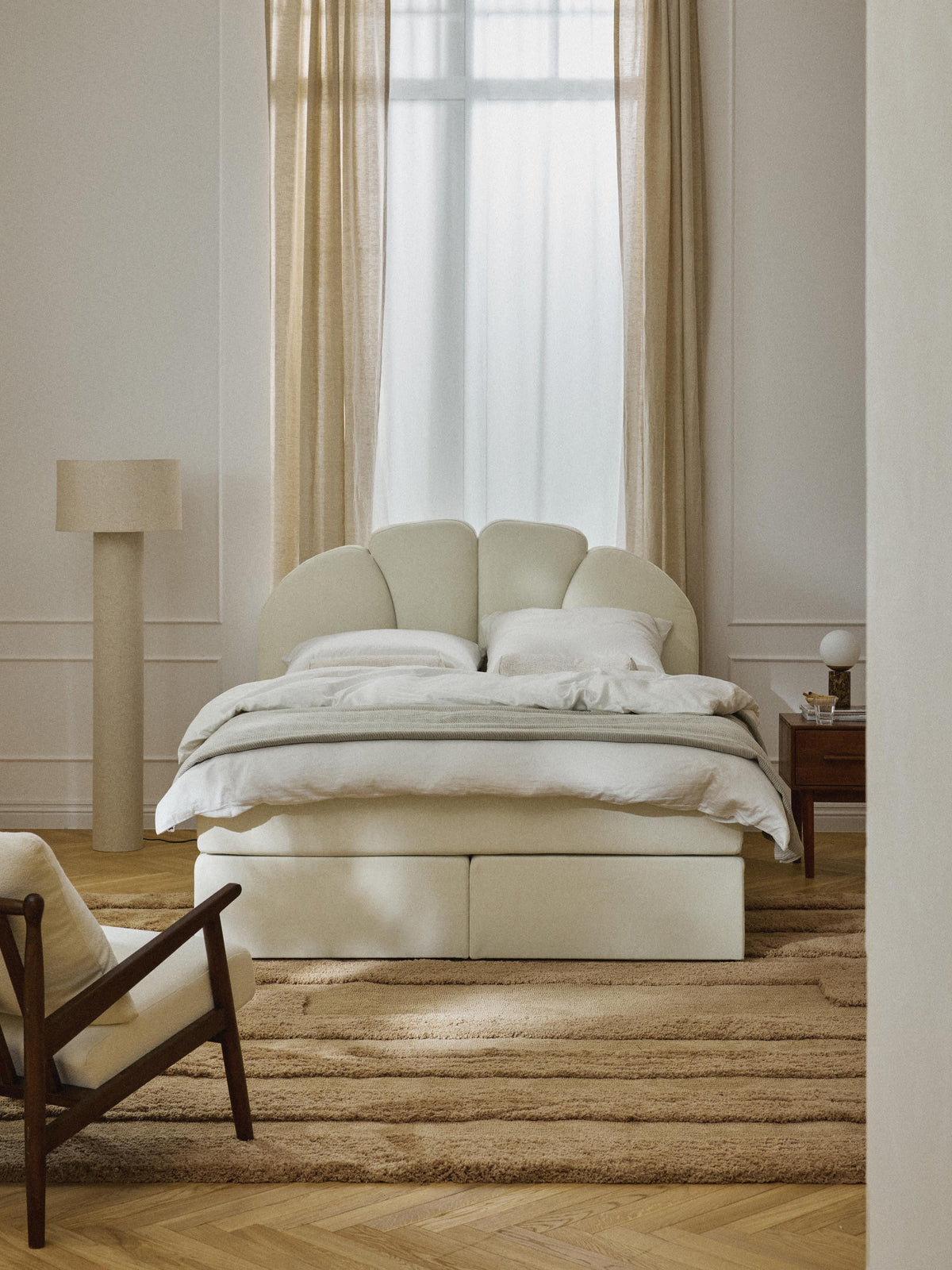 Romia Box Spring Bed with Storage