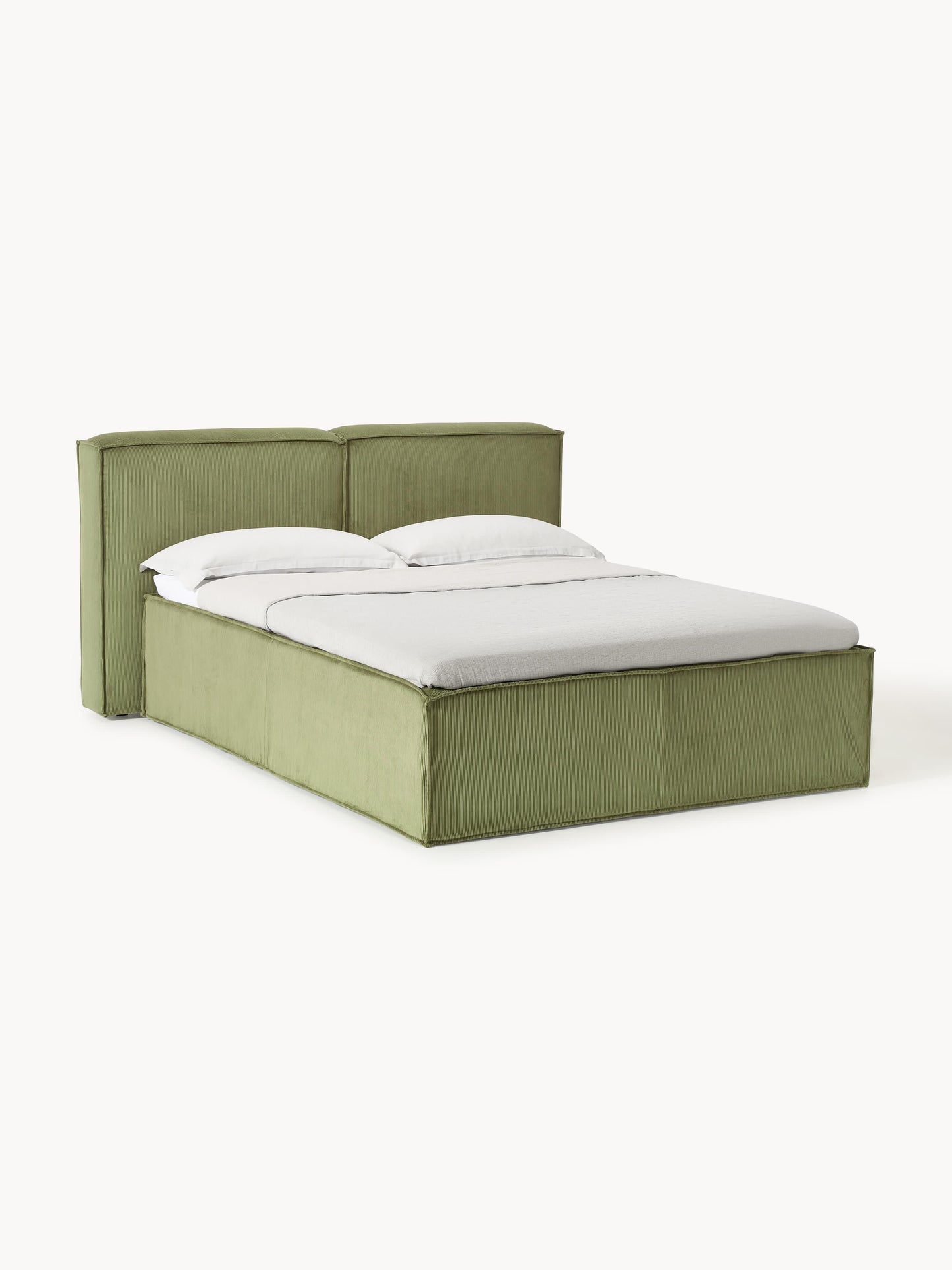 Lennon Corduroy Box Spring Bed