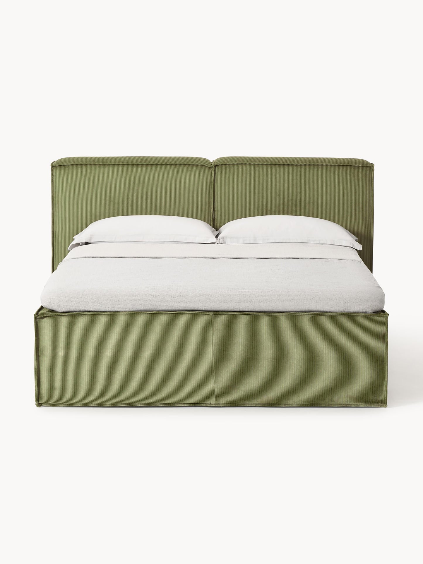 Lennon Corduroy Box Spring Bed
