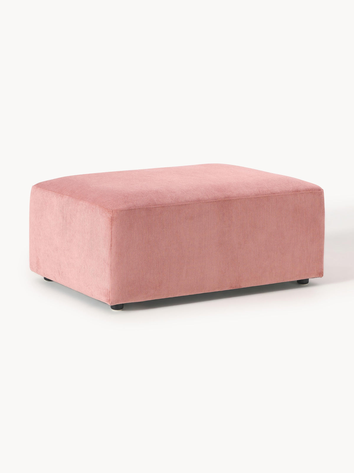 Melva Corduroy Stool, W 99 x D 72 cm