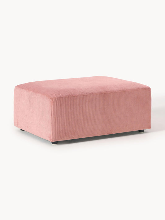 Melva Corduroy Stool, W 99 x D 72 cm