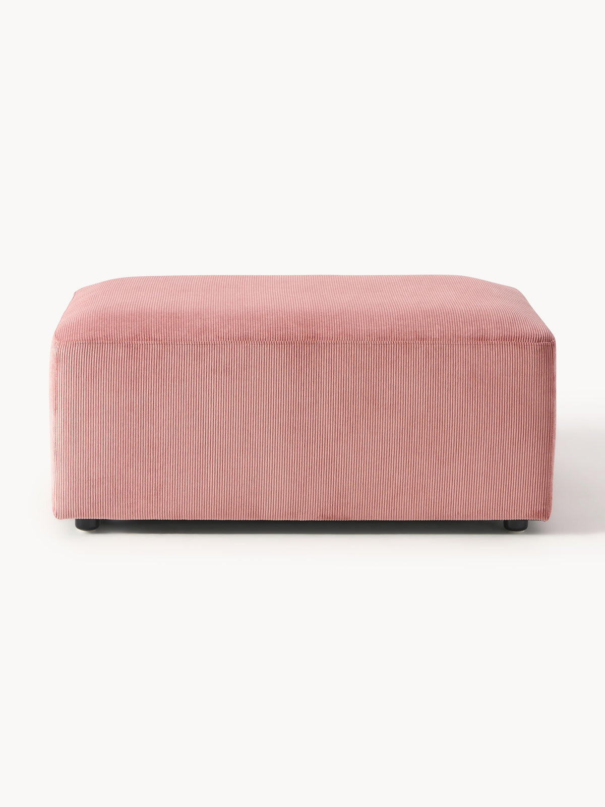 Melva Corduroy Stool, W 99 x D 72 cm