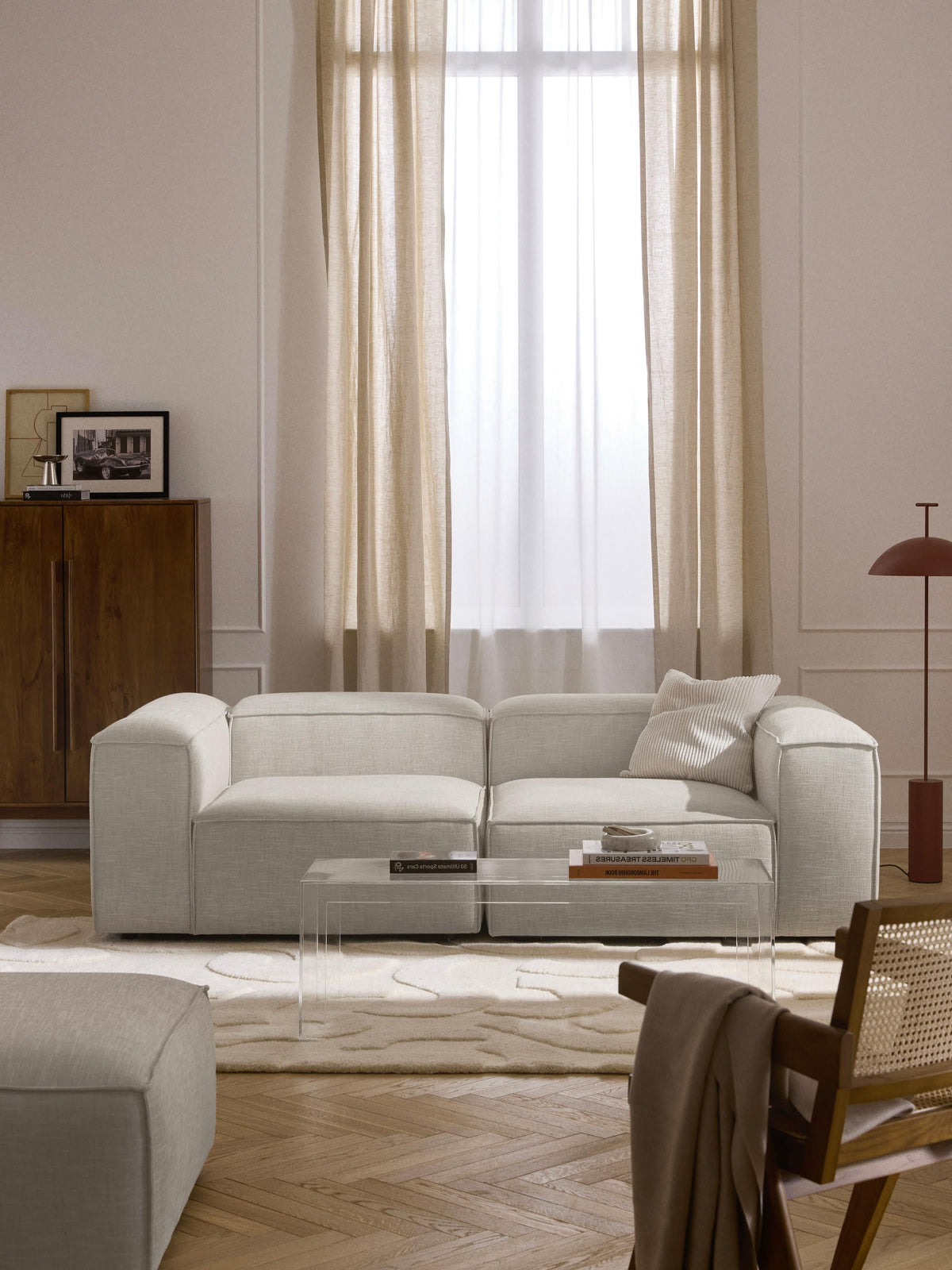 Lennon Corner Module in Linen Blend