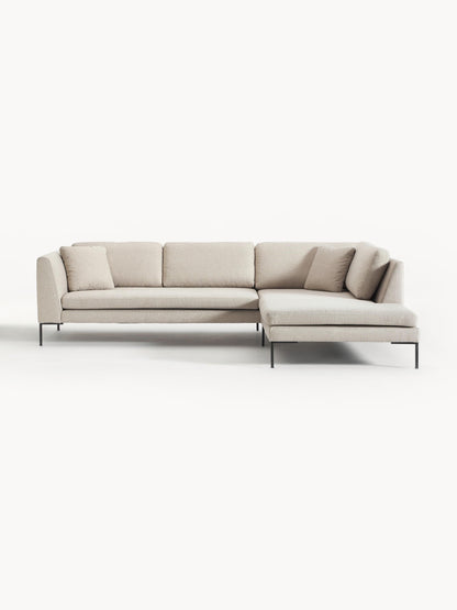 Emma Corner Sofa with Metal Legs