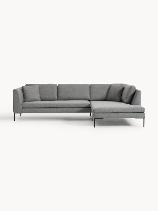 Emma Corner Sofa with Metal Legs