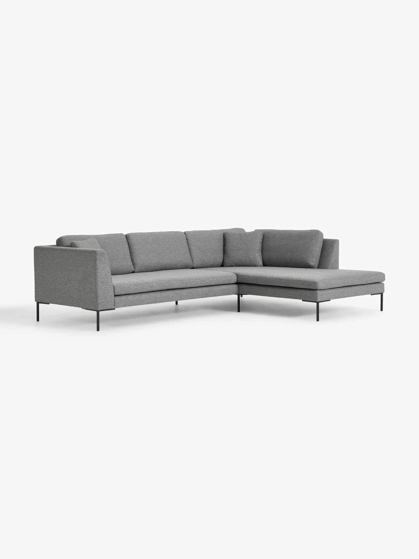 Emma Corner Sofa with Metal Legs