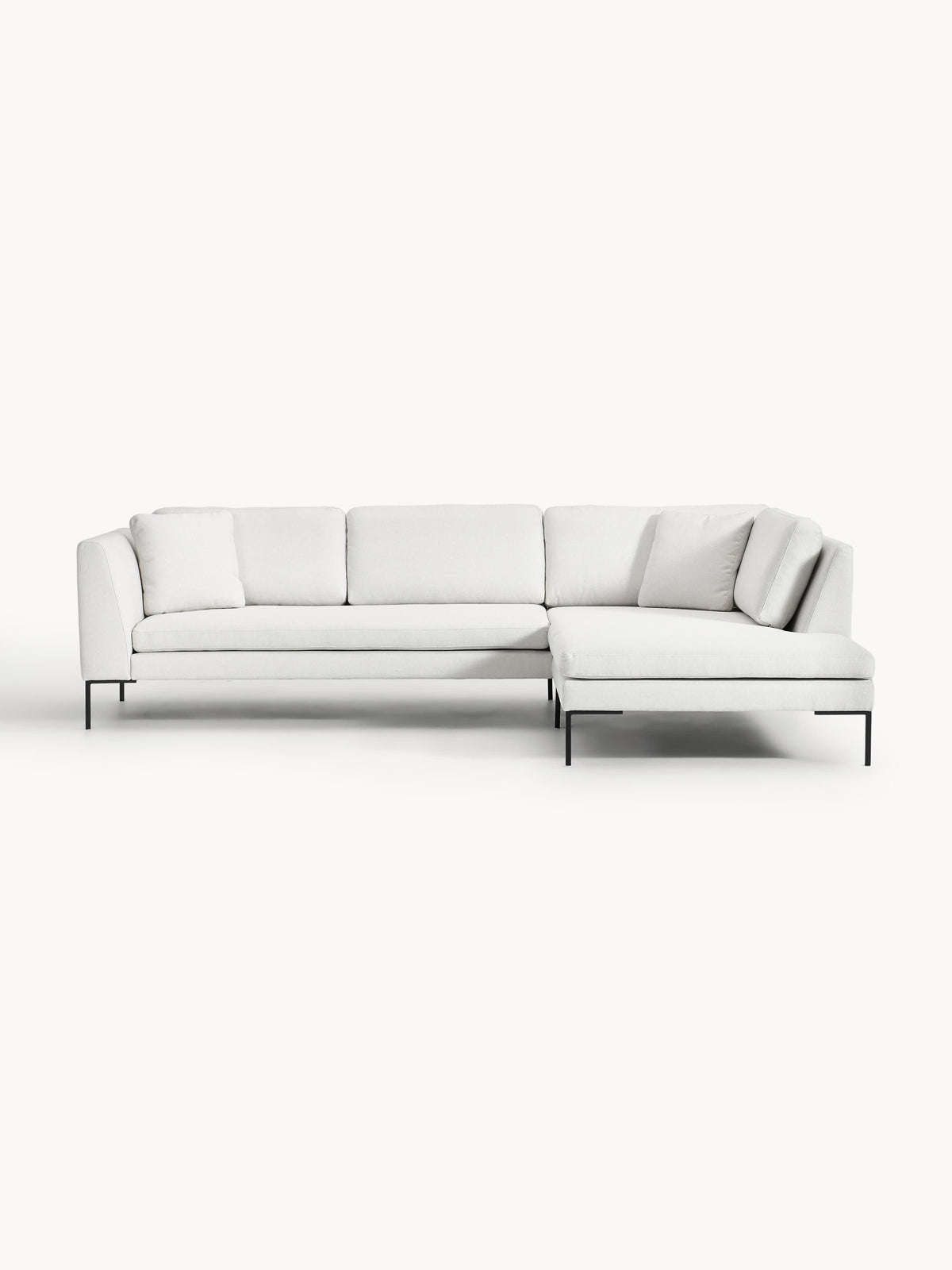 Emma Corner Sofa with Metal Legs