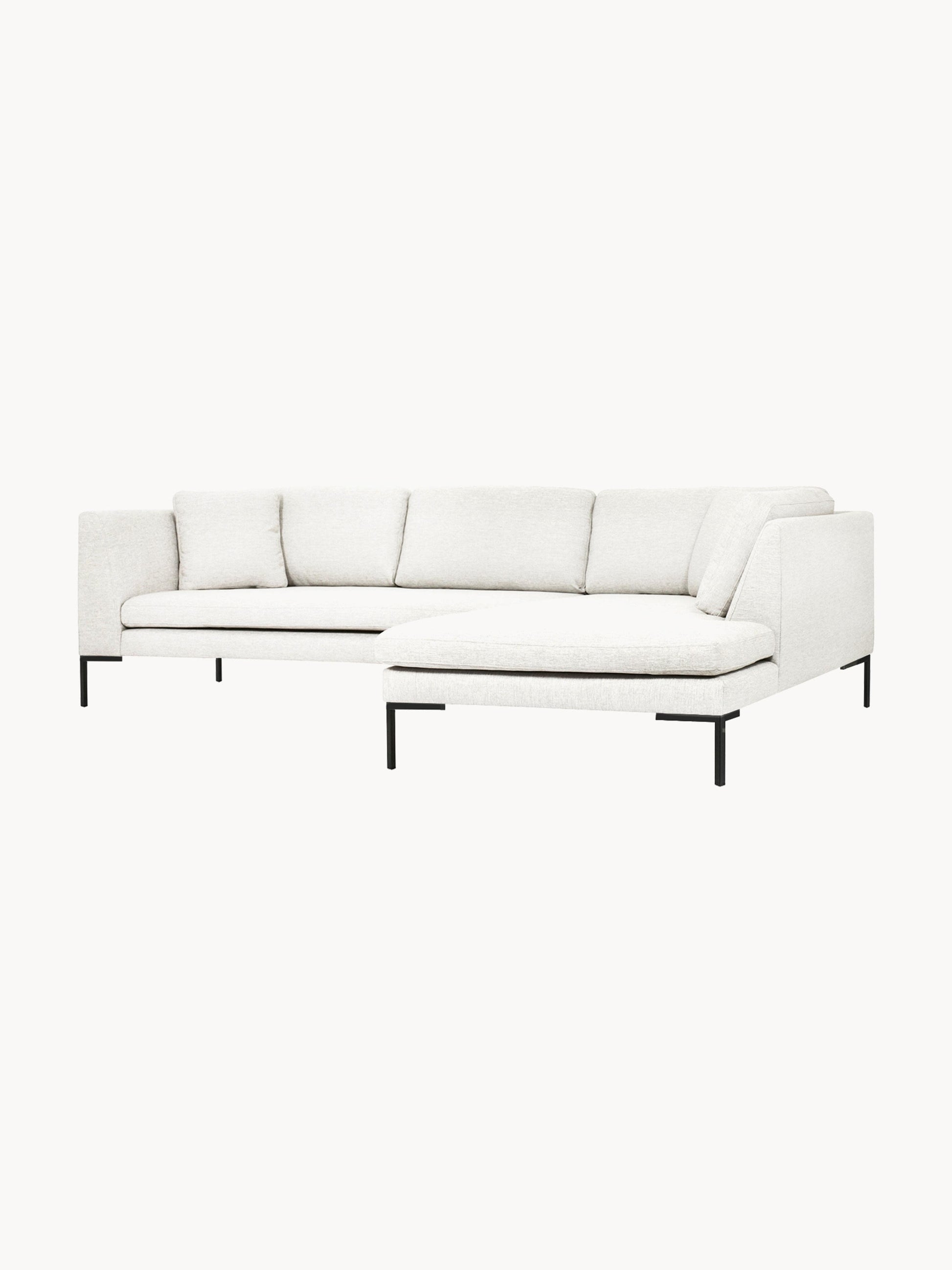 Emma Corner Sofa with Metal Legs