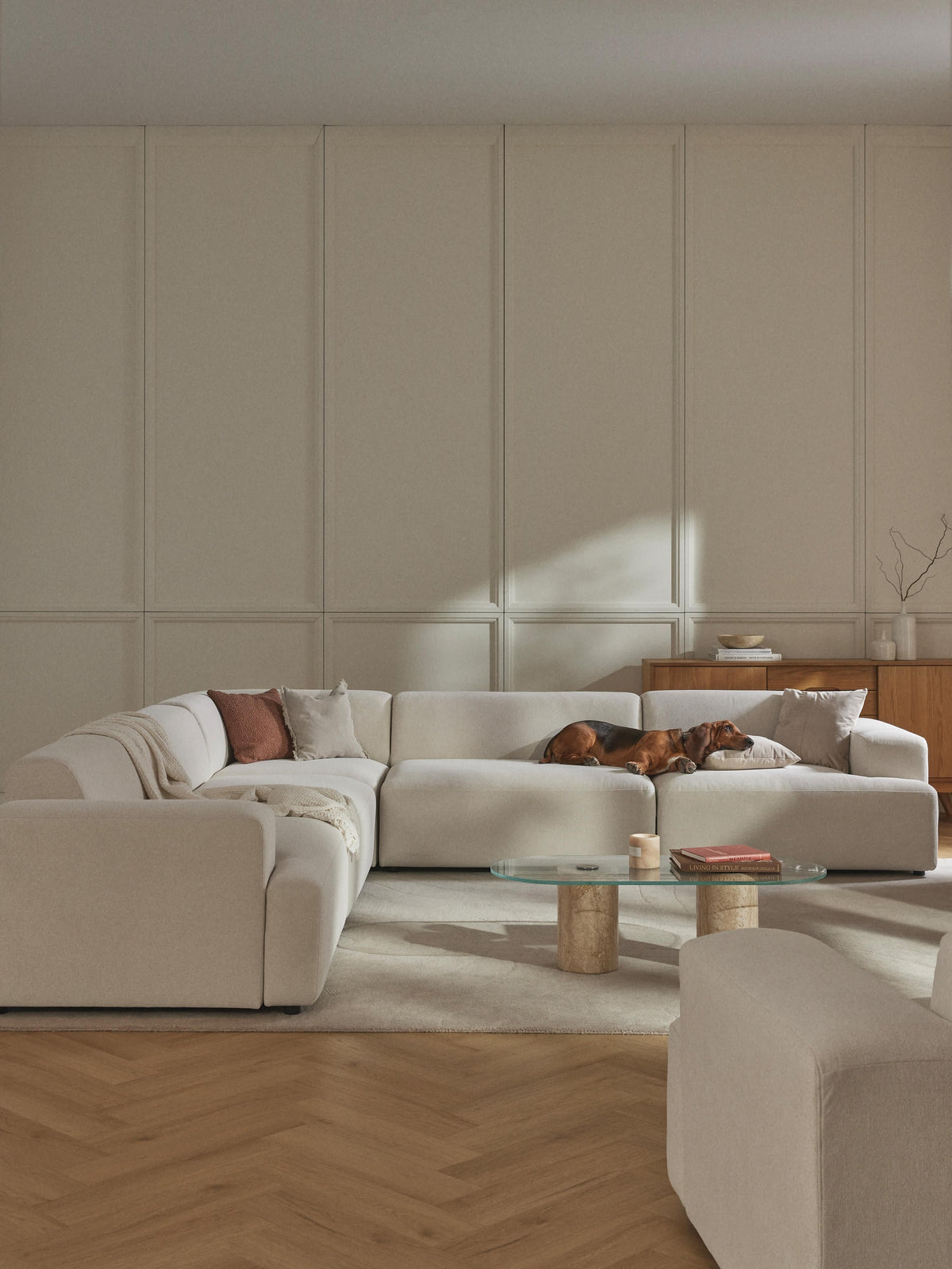 Melva Corner Sofa (4-Seater)
