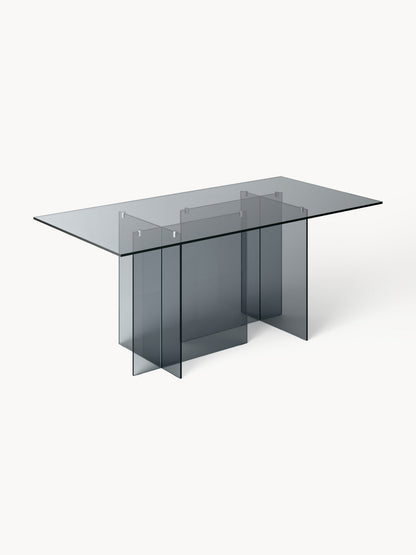 Anouk Dining Table in Glass, 180 x 90 cm