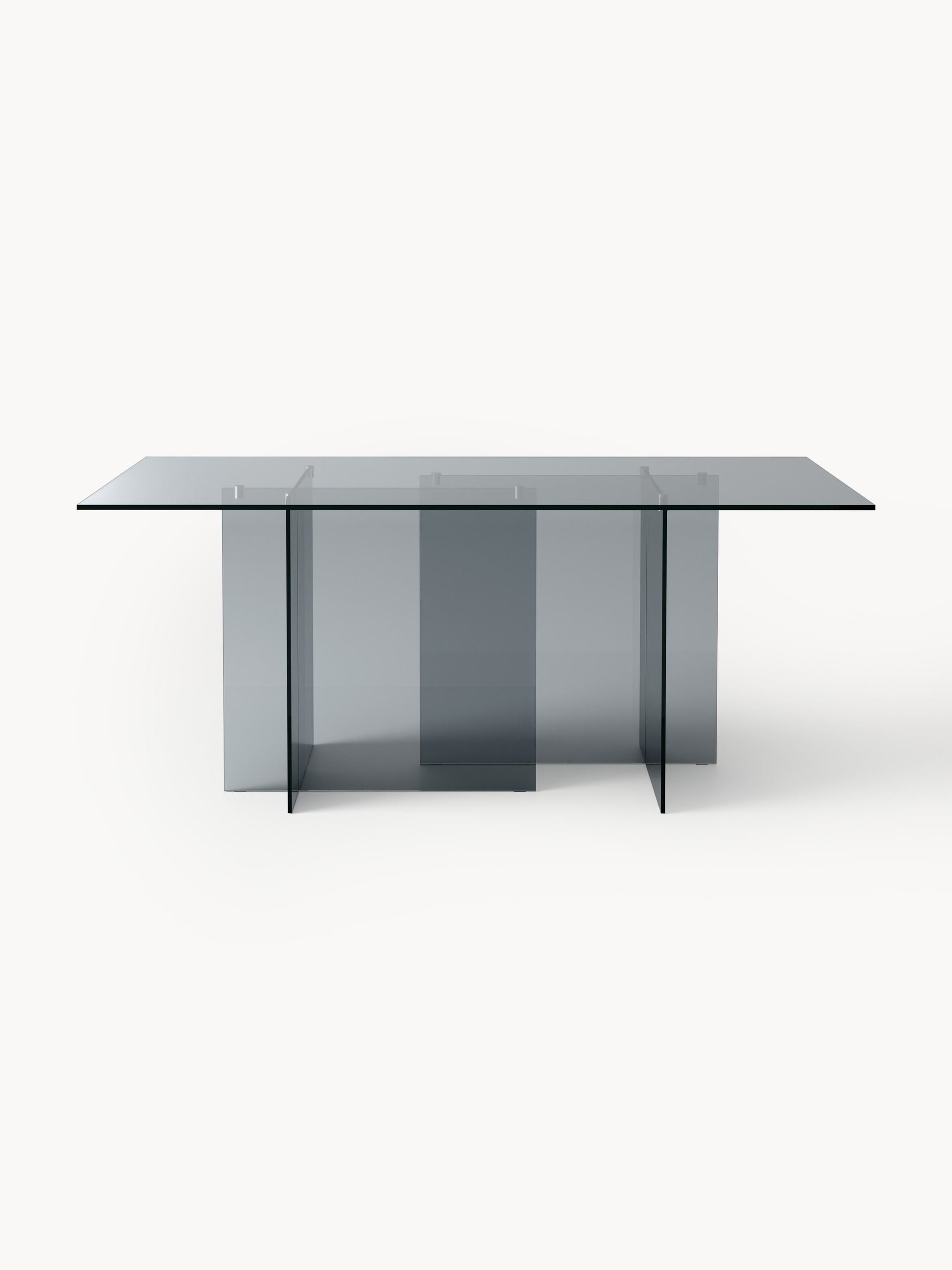 Anouk Dining Table in Glass, 180 x 90 cm