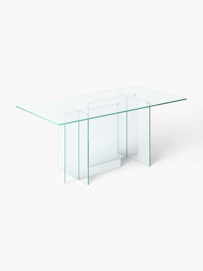 Anouk Dining Table in Glass, 180 x 90 cm