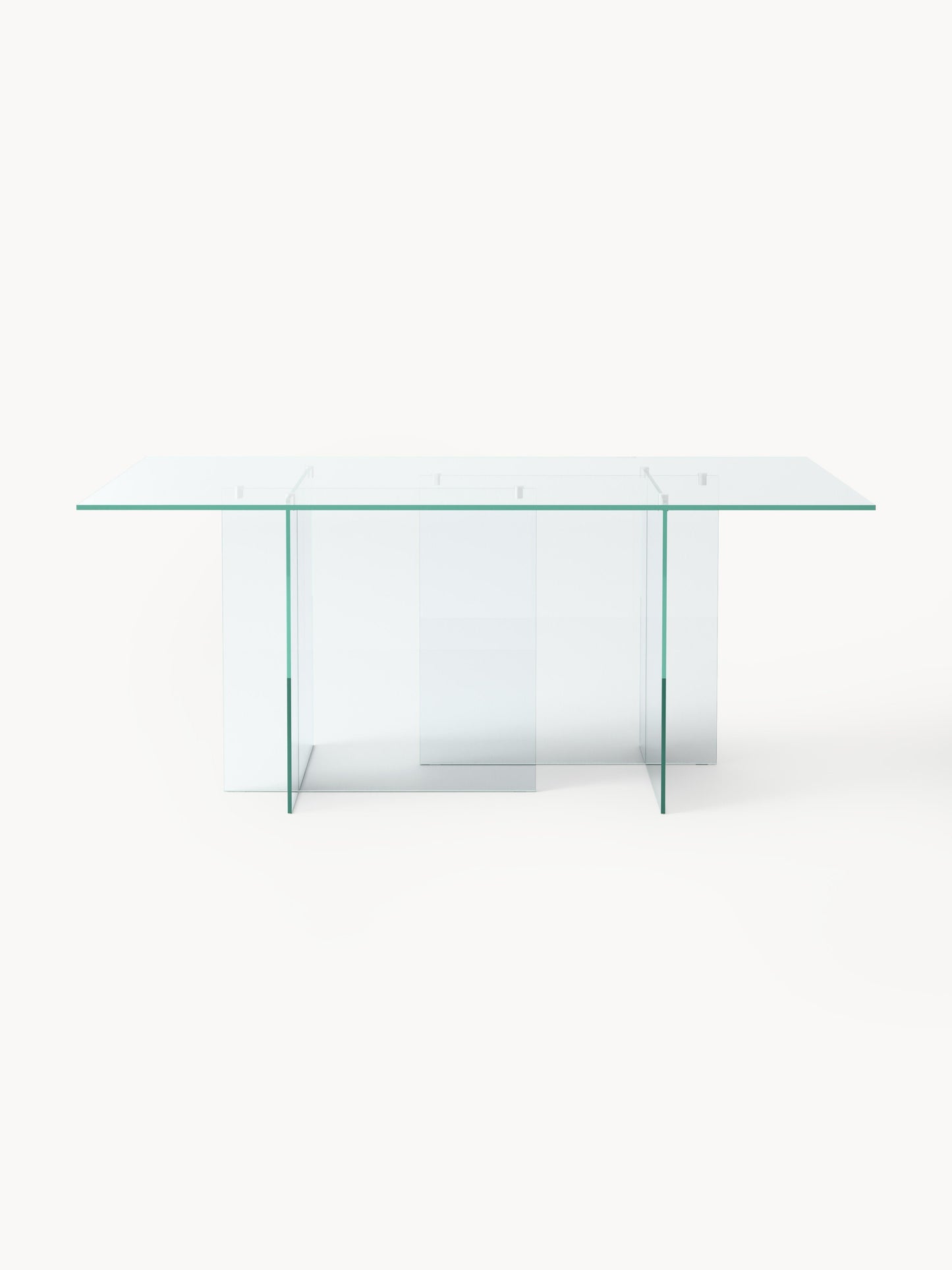 Anouk Dining Table in Glass, 180 x 90 cm